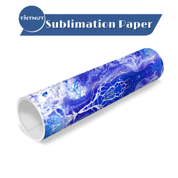 Tintnut Liquid Colors Sublimation Ink Transfer Sheets,Watercolor Sublimation Pattern Transfer Paper Compatible with ALL Machine and Easy to use Weed.