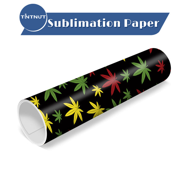 Tintnut Cannabis Sublimation Transfer Paper,Long Leaf Patterned Sublimation Ink Transfer Sheets Compatible with Cricut for DIY Mugs,T-Shirts and Easy to use Weed