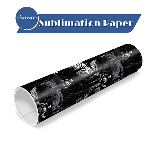 Tintnut Horror Halloween Sublimation Transfer Paper,Halloween Pattern Sublimation Transfer Sheets Compatible with Cricut for DIY Mugs,T-Shirts and Easy to use Transfer.