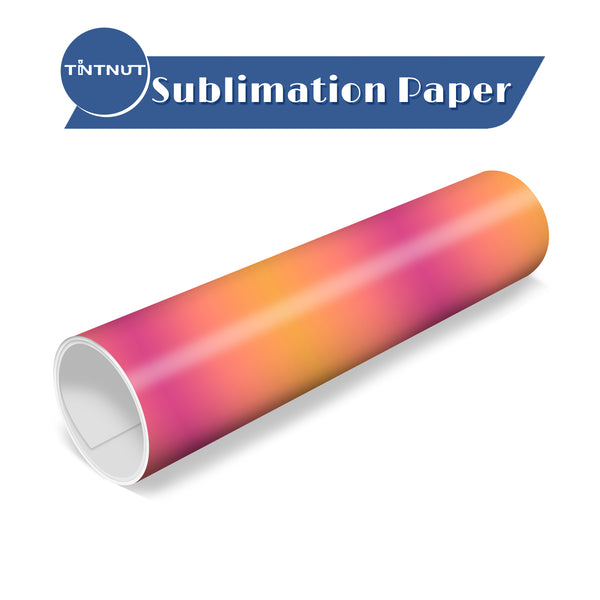 Tintnut Color Gradient Sublimation Transfer Paper,Various Colors Sublimation Transfer Sheets Compatible with Cricut for DIY Mugs,T-Shirts and Easy to use Weed.