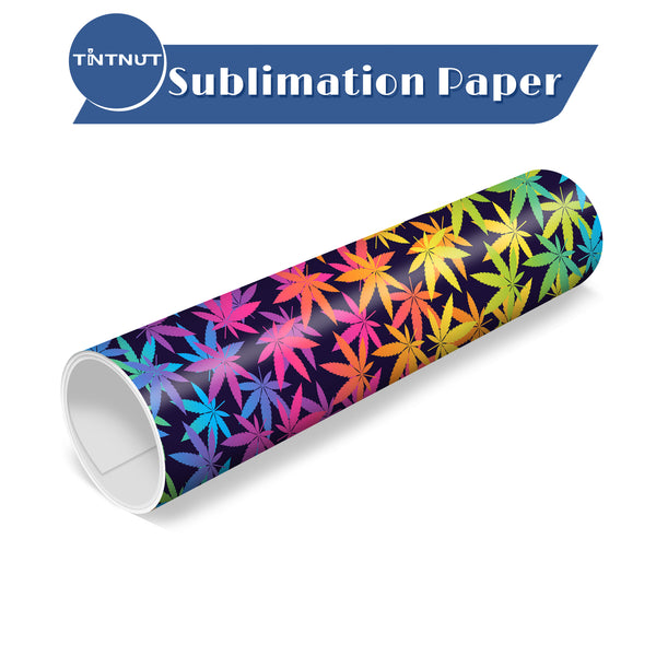 Tintnut Cannabis Sublimation Transfer Paper,Long Leaf Patterned Sublimation Transfer Sheets Compatible with Cricut for DIY Mugs,T-Shirts and Easy to use Transfer