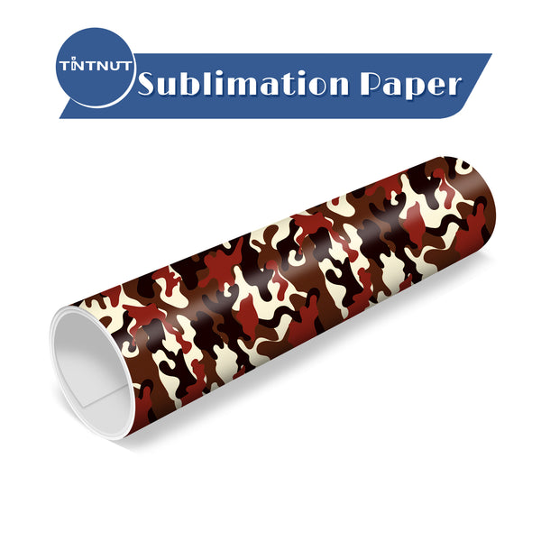 Tintnut Camo Pattern Sublimation Transfer Paper,Sublimation Transfer Sheets Compatible with Cricut for DIY Mugs,T-Shirts and Easy to use Transfer.