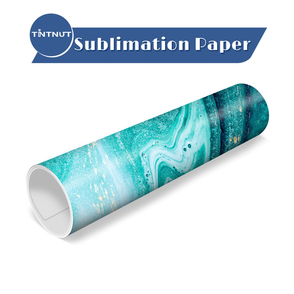 Tintnut Marble Pattern Sublimation Transfer Paper,Watercolor Sublimation Ink Transfer Sheets Compatible with Cricut for DIY Mugs,T-Shirts and Easy to use Weed.