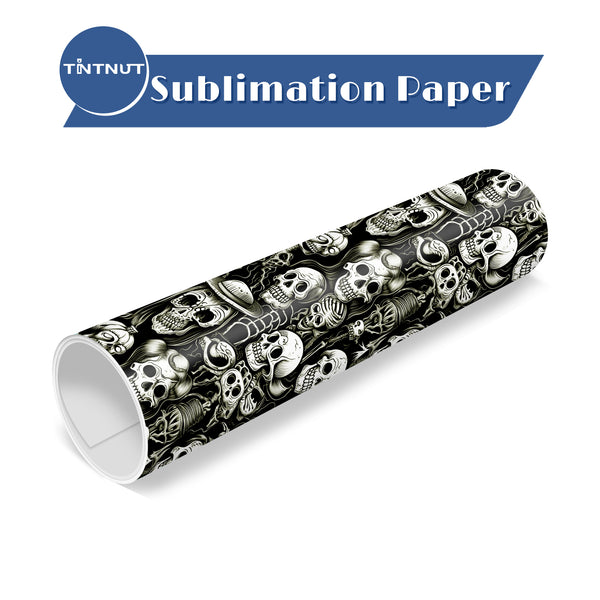 Tintnut Horror Halloween Sublimation Transfer Paper,Halloween Pattern Sublimation Transfer Sheets Compatible with Cricut for DIY Mugs,T-Shirts and Easy to use Weed.