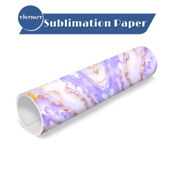 Tintnut Liquid Colors Sublimation Transfer Sheets,Watercolor Sublimation Pattern Transfer Paper Compatible with ALL Machine and Easy to use Weed.