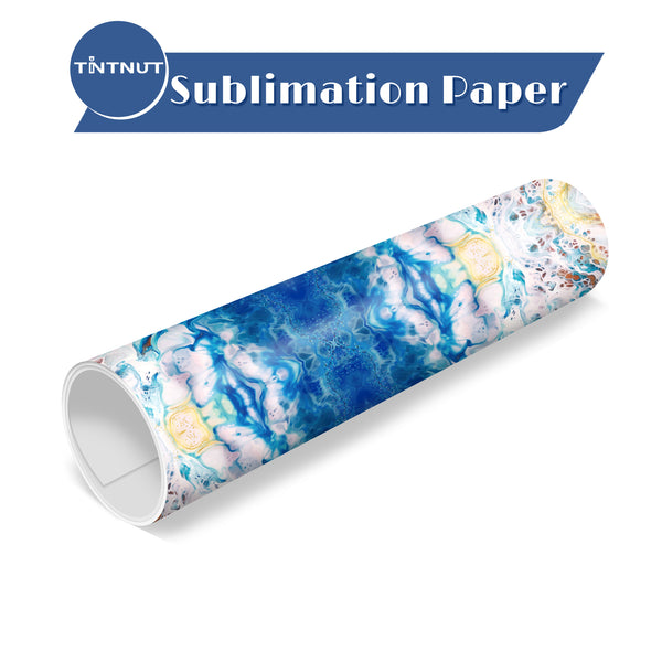Tintnut Liquid Colors Sublimation Pattern Transfer Paper,Watercolor Sublimation Ink Transfer Sheets Compatible with Cricut for DIY Mugs,T-Shirts and Easy to use Transfer.