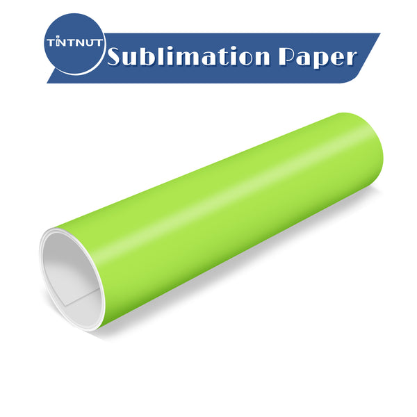 Tintnut Solid Color Sublimation Transfer Paper,Green color Sublimation Transfer Sheets Compatible with Cricut for DIY Mugs,T-Shirts and Easy to use Transfer.