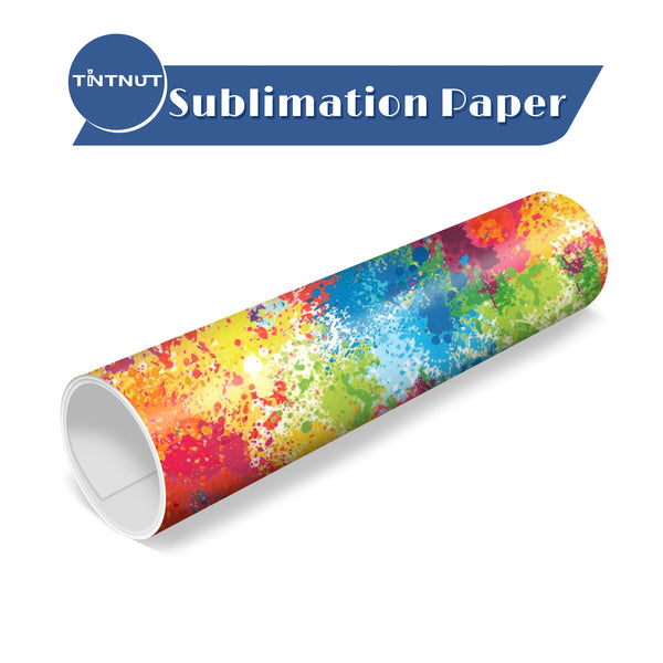 Tintnut Splash Pattern Sublimation Transfer Paper,Watercolor Sublimation Ink Transfer Sheets Compatible with Cricut for DIY Mugs,T-Shirts and Easy to use Transfer.