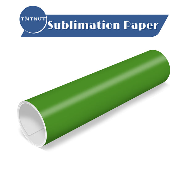 Tintnut Solid Color Sublimation Transfer Sheets,Green color Sublimation Transfer Paper Compatible with Cricut for DIY Mugs,T-Shirts and Easy to use Transfer.