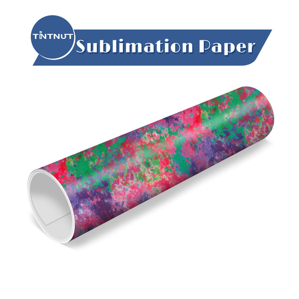 Tintnut Splash Pattern Sublimation Transfer Paper,Watercolor Pattern Sublimation Transfer Sheets Compatible with Cricut for DIY Mugs,T-Shirts and Easy to use Transfer.