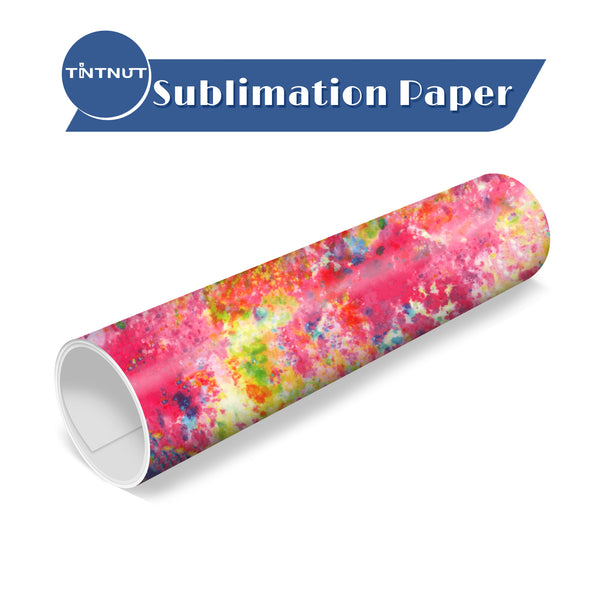 Tintnut Splash Pattern Sublimation Transfer Paper,Watercolor Pattern Sublimation Ink Transfer Sheets Compatible with Cricut for DIY Mugs,T-Shirts and Easy to use Weed.