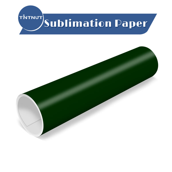 Tintnut Solid Color Sublimation Ink Transfer Sheets,Green color Sublimation Transfer Paper Compatible with Cricut for DIY Mugs,T-Shirts and Easy to use Weed.