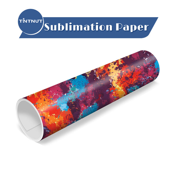 Tintnut Splash Pattern Sublimation Transfer Paper,Watercolor Pattern Sublimation Ink Transfer Sheets Compatible with Cricut for DIY Mugs,T-Shirts and Easy to use Transfer.