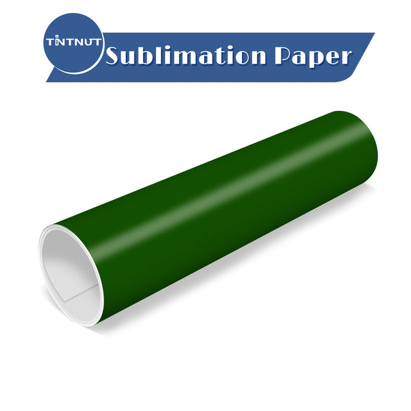 Tintnut Solid Color Sublimation Ink Transfer Sheets,Green color Sublimation Transfer Paper Compatible with Cricut for DIY Mugs,T-Shirts and Easy to use Transfer.