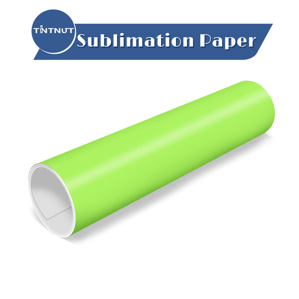 Tintnut Solid Color Sublimation Transfer Paper,Green color Sublimation Ink Transfer Sheets Compatible with ALL Machine and Easy to use Weed.