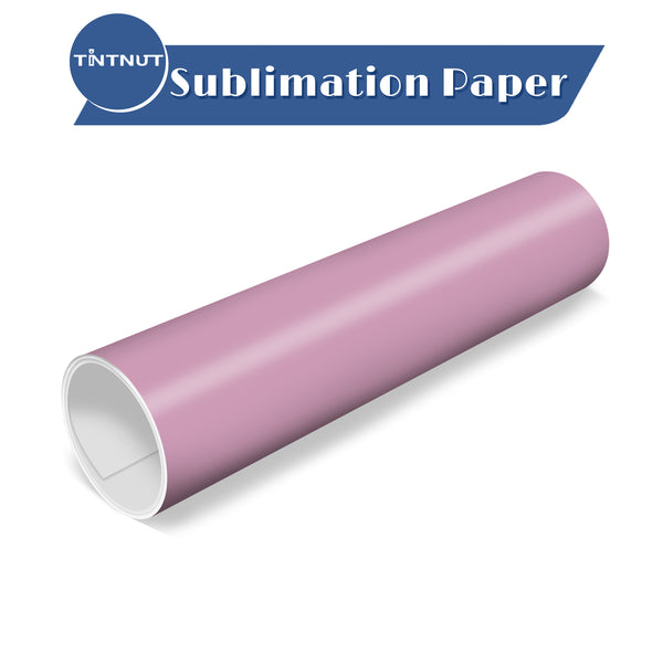 Tintnut Pink Sublimation Transfer Paper,Pure Pink Sublimation Transfer Sheets Compatible with ALL Machine and Easy to use Weed.