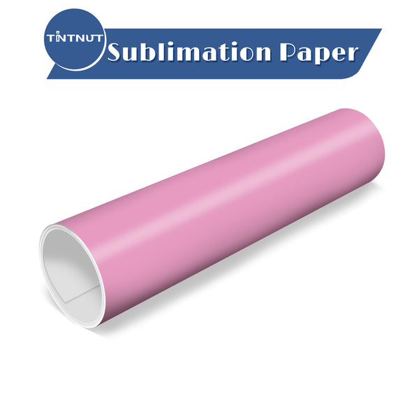 Tintnut Pink Sublimation Transfer Paper,Pure Pink Sublimation Transfer Sheets Compatible with ALL Machine and Easy to use Transfer.
