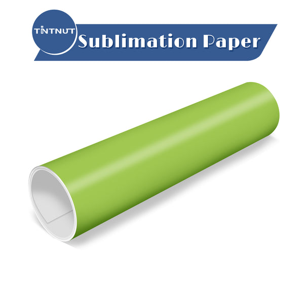 Tintnut Solid Color Sublimation Transfer Sheets,Green color Sublimation Transfer Paper Compatible with ALL Machine and Easy to use Transfer.