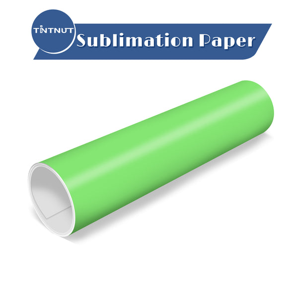 Tintnut Solid Color Sublimation Ink Transfer Sheets,Green color Sublimation Transfer Paper Compatible with ALL Machine and Easy to use Weed.