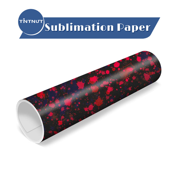 Tintnut Splash Pattern Sublimation Transfer Paper,Watercolor Pattern Sublimation Ink Transfer Sheets Compatible with ALL Machine and Easy to use Transfer.
