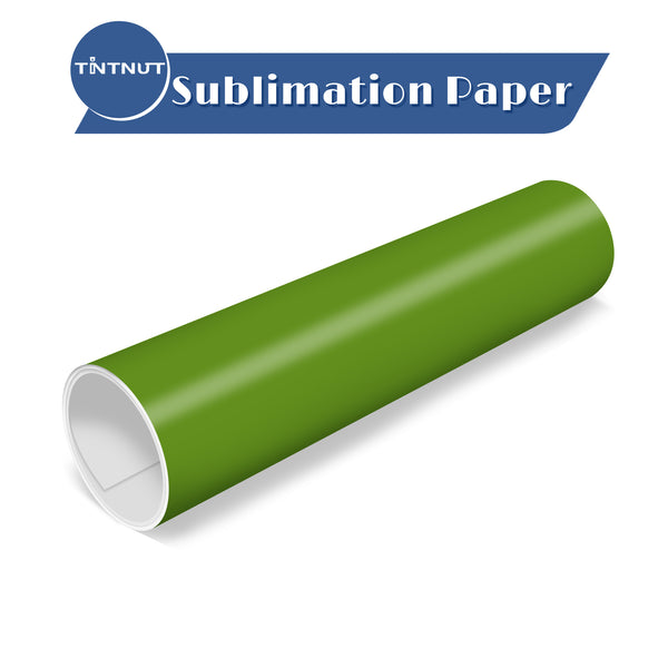 Tintnut Solid Color Sublimation Ink Transfer Sheets,Green color Sublimation Transfer Paper Compatible with ALL Machine and Easy to use Transfer.