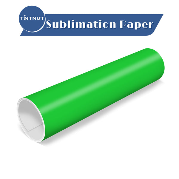 Tintnut Solid Color Sublimation Transfer Paper,Green color Sublimation Transfer Sheets Compatible with Cricut for DIY Mugs,T-Shirts and Easy to use Weed.