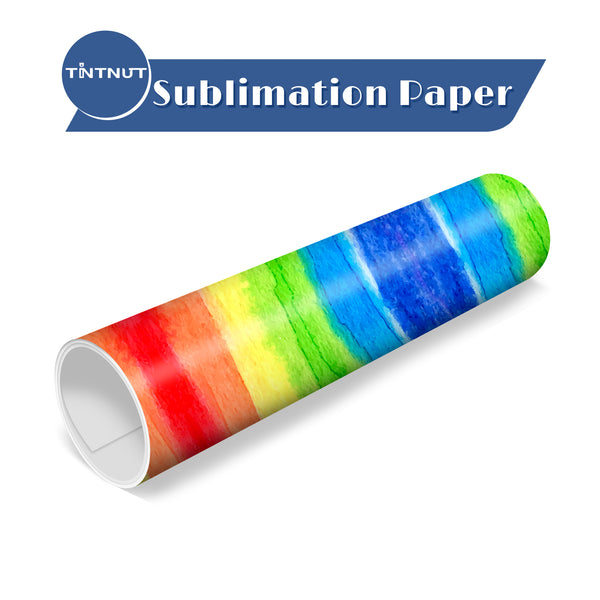 Tintnut Pale Watercolor Sublimation Pattern Transfer Paper,Multi Colors Sublimation Transfer Sheets Compatible with ALL Machine and Easy to use Transfer.