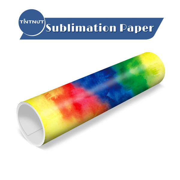 Tintnut Pale Watercolor Sublimation Pattern Transfer Paper,Multi Colors Sublimation Ink Transfer Sheets Compatible with ALL Machine and Easy to use Weed.