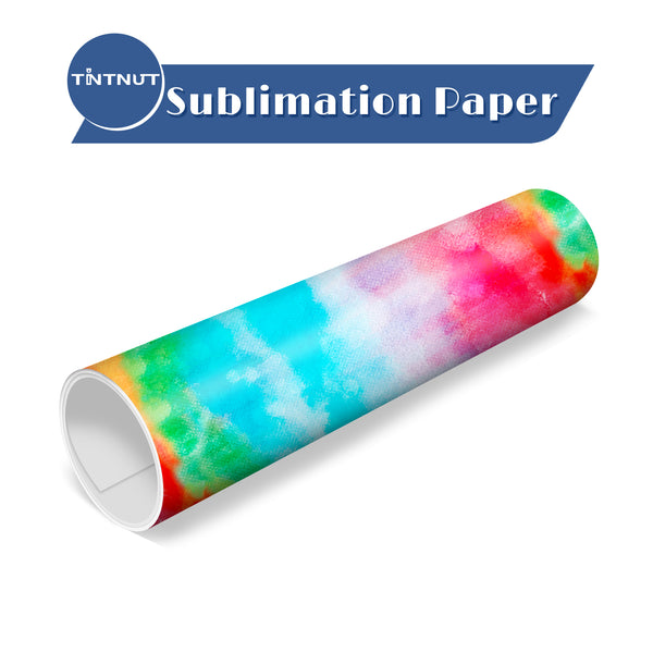 Tintnut Watercolor Sublimation Pattern Transfer Paper,Multi Colors Sublimation Transfer Sheets Compatible with ALL Machine and Easy to use Transfer.