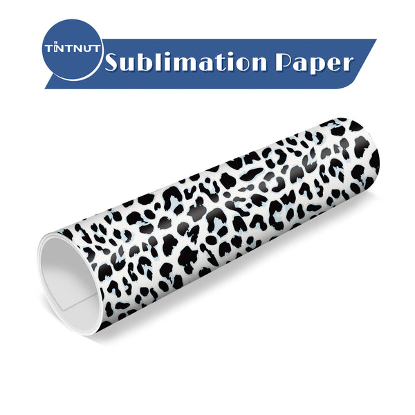 Tintnut Leopard Print Pattern Sublimation Transfer Paper,Leopard Pattern Sublimation Transfer Sheets Compatible with Cricut for DIY Mugs,T-Shirts and Easy to use Weed.