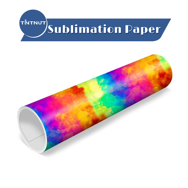 Tintnut Pale Watercolor Sublimation Pattern Transfer Paper,Multi Colors Sublimation Ink Transfer Sheets Compatible with ALL Machine and Easy to use Transfer.