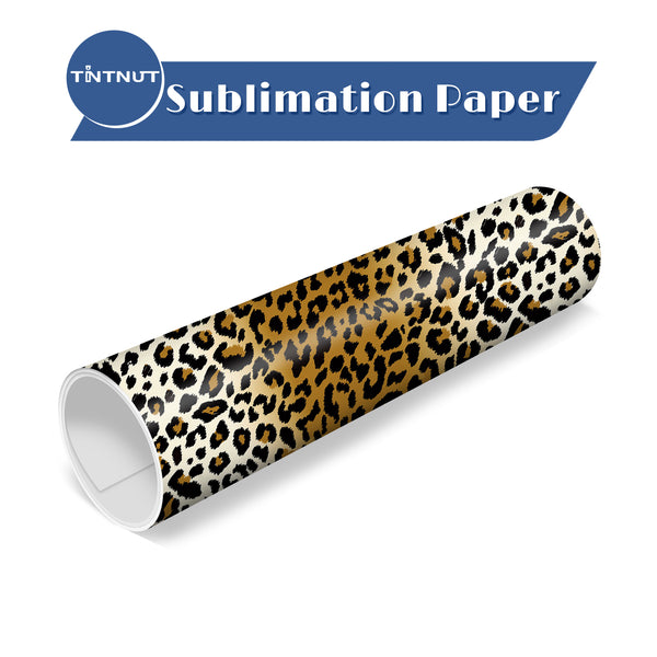 Tintnut Leopard Print Pattern Sublimation Transfer Paper,Leopard Pattern Sublimation Ink Transfer Sheets Compatible with Cricut for DIY Mugs,T-Shirts and Easy to use Transfer.