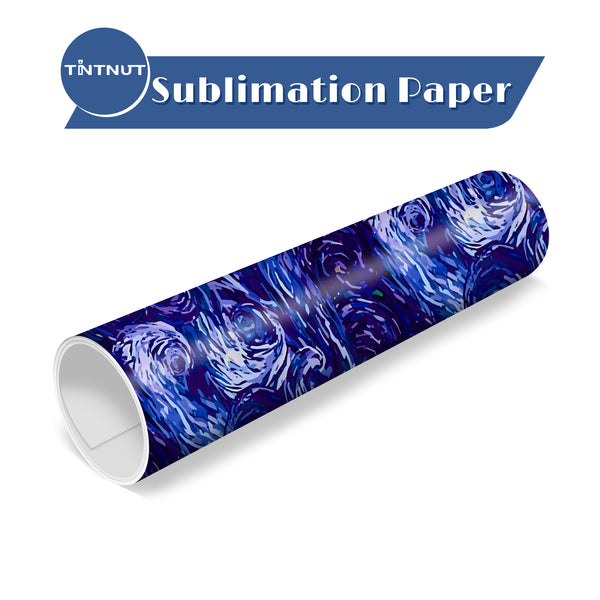 Tintnut Starry Sky Pattern Sublimation Transfer Paper,Starry Night Sublimation Ink Transfer Sheets Compatible with ALL Machine and Easy to use use Weed.