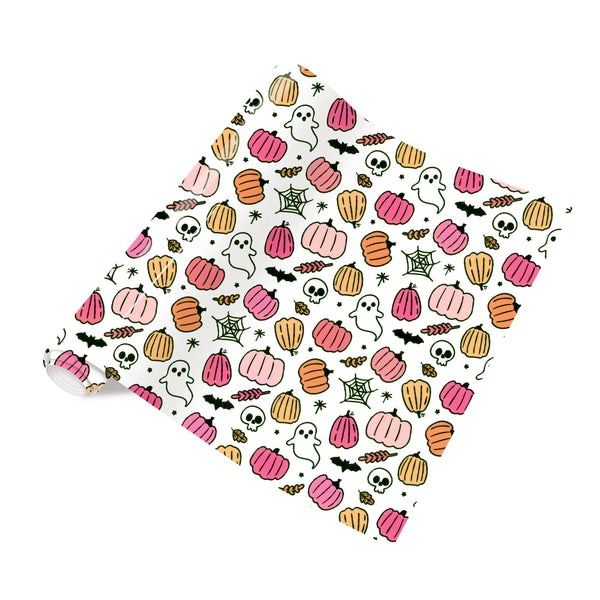 Tintnut Halloween HTV Heat Transfer Vinyl Pink Halloween HTV Iron On Vinyl for T-Shirts DIY