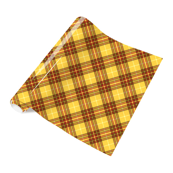 Tintnut Fall HTV Heat Transfer Vinyl Orange Autumn Leaves HTV Buffalo Plaid Thanksgiving HTV Iron On Vinyl for T-Shirts Bags DIY