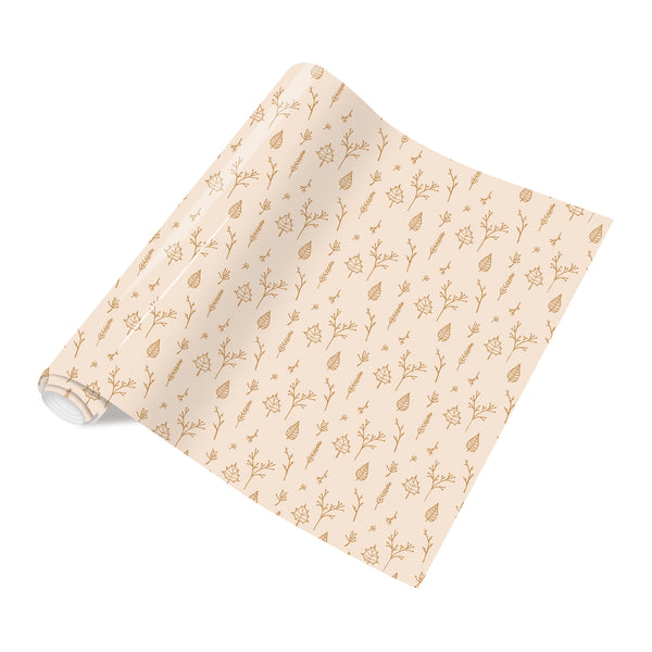 Tintnut Bown Autumn Heat Transfer Vinyl Fall Heat Transfer Vinyl Brown Leaves Thanksgiving HTV Iron On Vinyl for T-Shirts Bags DIY