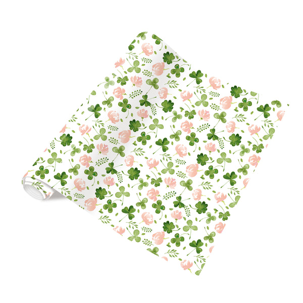 Tintnut St. Patrick's HTV Vinyl Green Heat Transfer Vinyl Iron on Vinyl Clover Patterned HTV Vinyl for Fabrics Shamrock HTV