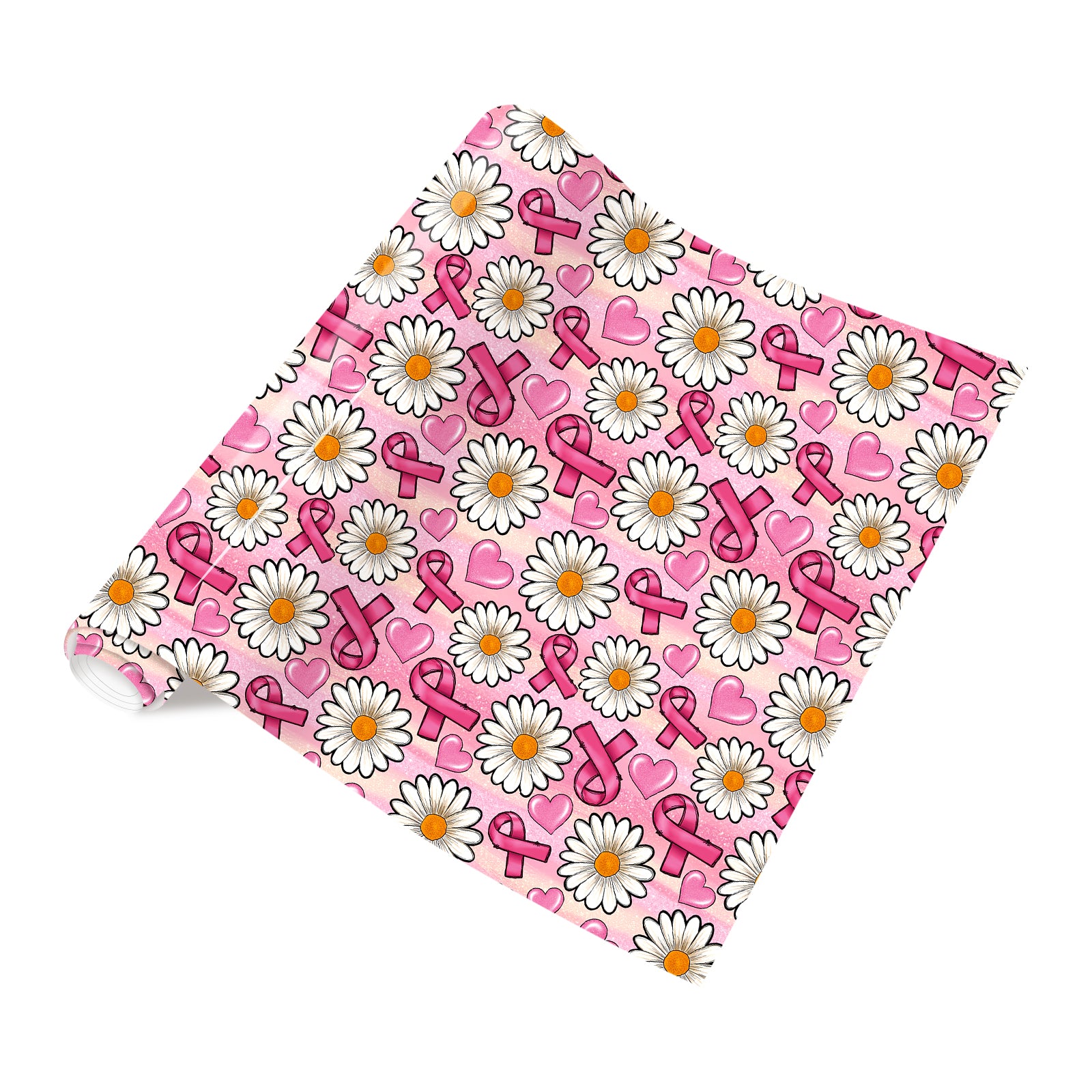 Htv 4 Tintnut Black Pink Vinyl HTV Heat Transfer Breast Cancer Patterned HTV ...