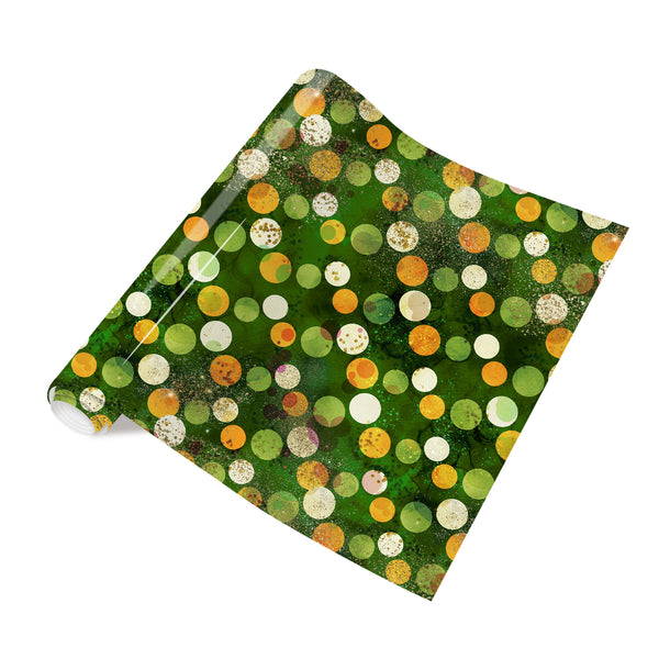 Tintnut St. Patrick's Heat Transfer Vinyl Green HTV Iron on Vinyl Clover Patterned HTV for Fabrics Shamrock HTV