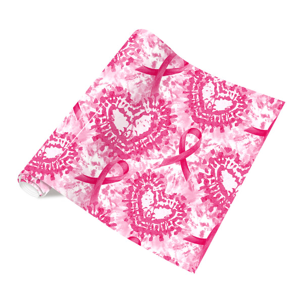 Tintnut Black Pink Vinyl Heat Transfer Breast Cancer Patterned HTV Vinyl Iron on Vinyl Pink Ribbon HTV Heat Transfer Vinyl