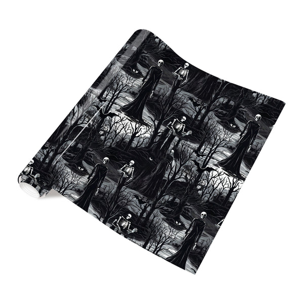 Tintnut Black Halloween HTV Vinyl Red Rose and Skull Patterned HTV Iron on Vinyl for T-Shirts Bloody Hand HTV Heat Transfer Vinyl