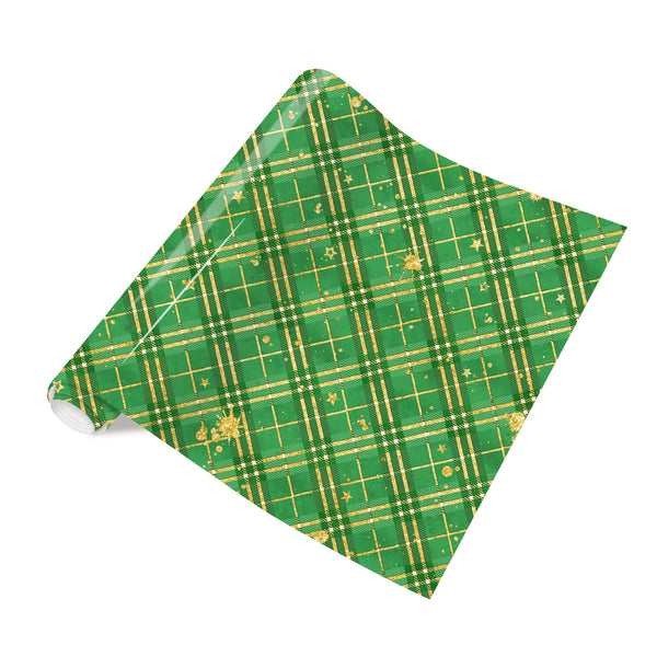 Tintnut St. Patrick's HTV Vinyl Green HTV Iron on Vinyl Clover Patterned HTV for Fabrics Shamrock HTV