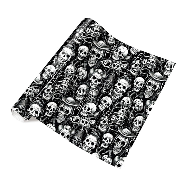 Tintnut Black Halloween HTV Heat Transfer Vinyl Red Rose and Skull Patterned HTV Vinyl Iron on Vinyl for T-Shirts Bloody Hand HTV Vinyl
