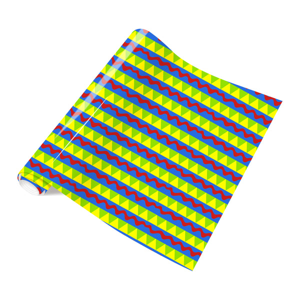 Tintnut Classic Mexican Heat Transfer Vinyl Purple and Green Stripes Patterned HTV for Fabric HTV Vinyl Iron on Vinyl for T-Shirts DIY