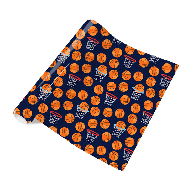 Tintnut Basketball Vinyl Heat Transfer Patterned Iron on Vinyl for T-Shirts Clothing Bags Hat HTV Vinyl Craft