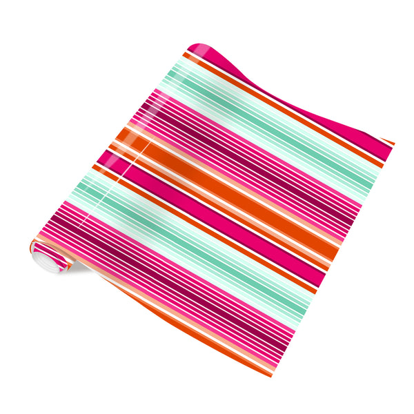 Tintnut Cinco De Mayo Mexico HTV Mexican Serape Vinyl Heat Transfer Zarape Stripes HTV Iron On Vinyl for Clothes,Hat