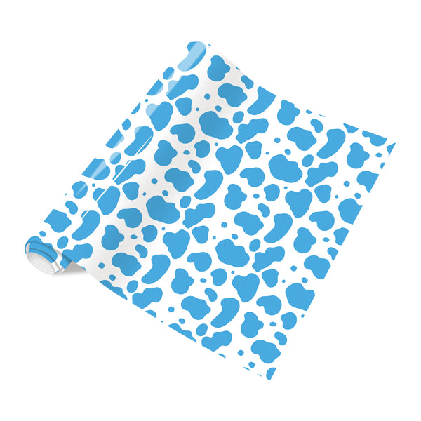 Tintnut Leopard Vinyl Heat Transfer Cow Printed HTV Vinyl Leopard Cow Patterned HTV Vinyl Iron on Vinyl for T-Shirts Clothing Bags