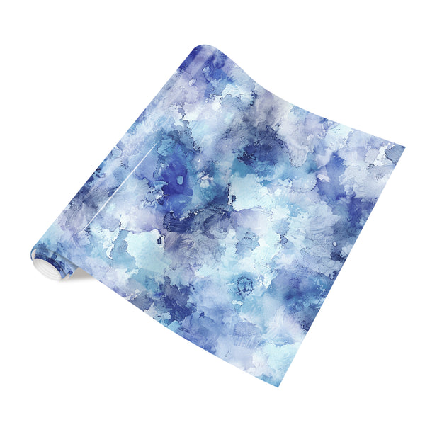 Tintnut Watercolor Art Blue Purple Block Gradient Heat Transfer Vinyl Patterned HTV for Fabric Iron on Vinyl for T-Shirts