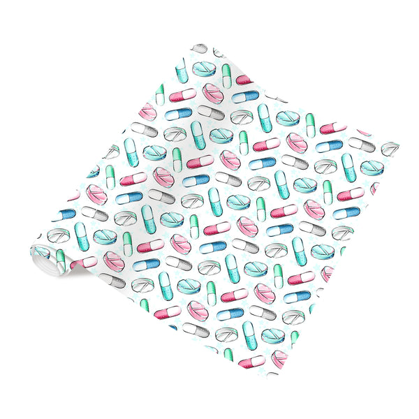 Tintnut Medical Stethoscope Patterned HTV Vinyl Hospital Nurse HTV Heat Transfer Vinyl for Fabrics HTV Iron on Vinyl