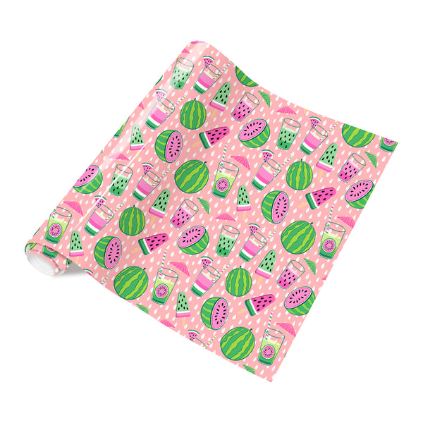 Tintnut Red and Green HTV Heat Transfer Vinyl Watermelon Patterned HTV Iron on Vinyl Fruit HTV Vinyl for T-Shirts Summer Iron on Vinyl
